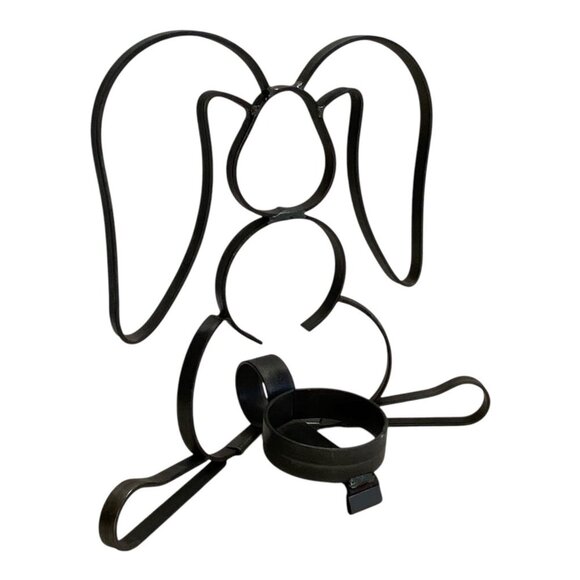 Wrought Iron Metal Bunny Votive Candle Holder Easter Table Centerpiece Decor - Picture 2 of 7